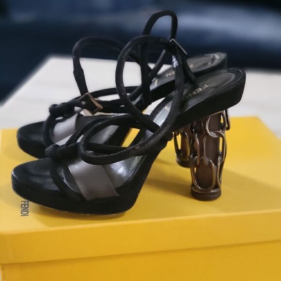 FENDI heels sandals 36 - Picture 1 of 16
